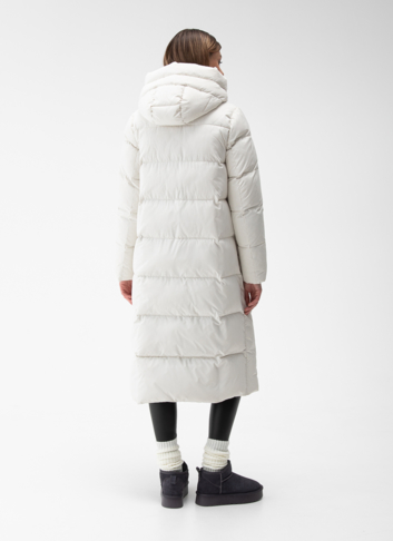 Женский пуховик с капюшоном 