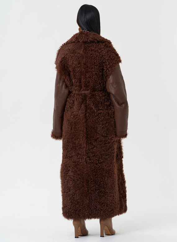 Двухсторонняя натуральная дубленка