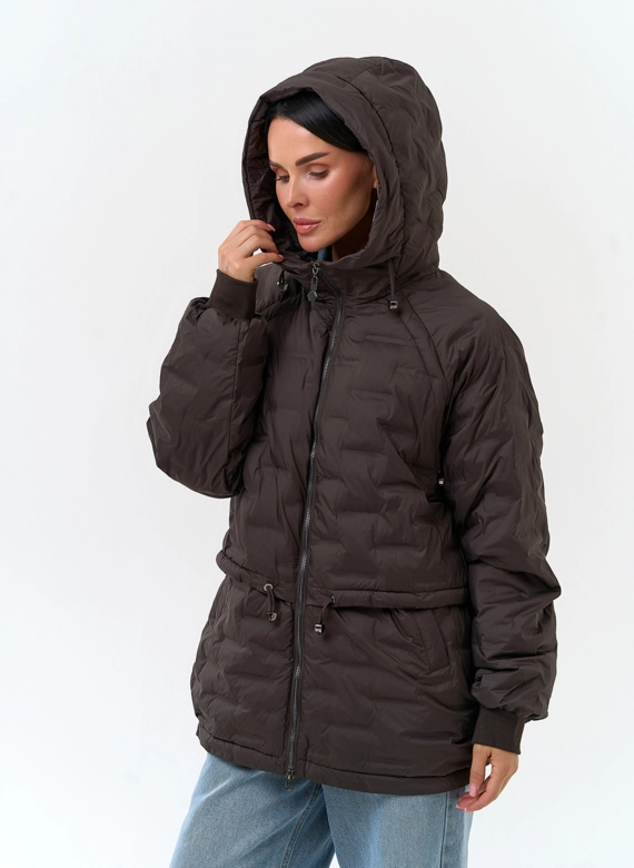 Женская куртка с капюшоном