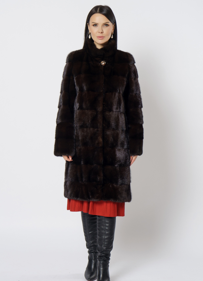 фото Шуба из норки модель № 25893