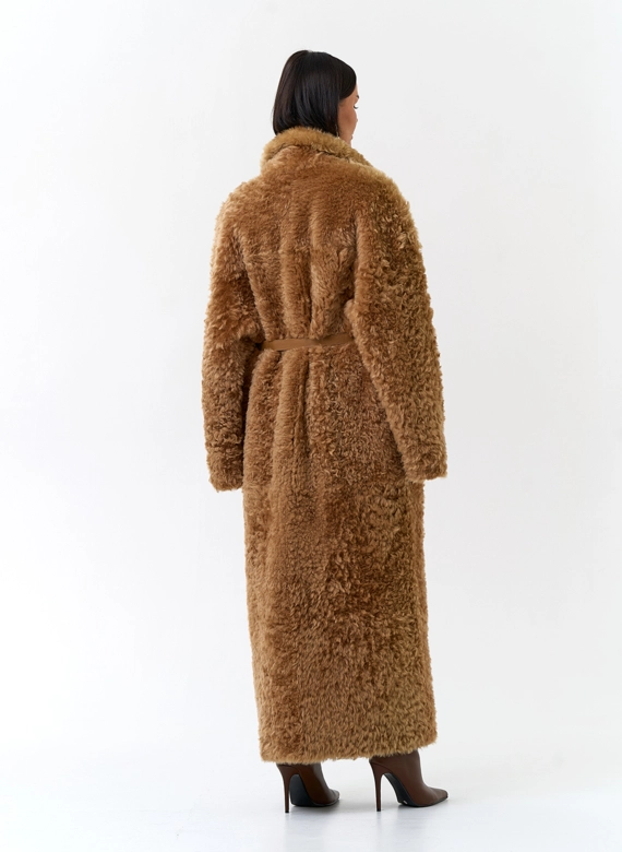 Двусторонняя женская дубленка из овчины