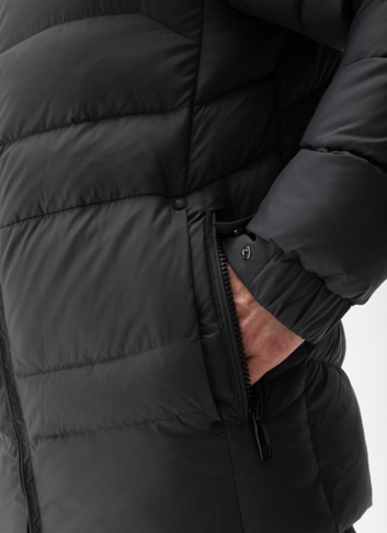 Мужской пуховик с капюшоном 