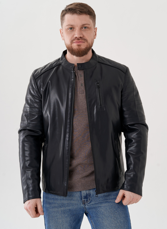 Мужская куртка черного цвета 